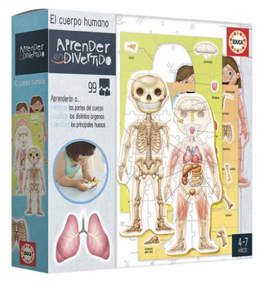 JUEGO EL CUERPO HUMANO EDUCA BORRAS 18701