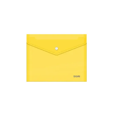 SOBRES POLIPROPILENO BROCHE AMARILLO A5 APAISADO 225X170 DOHE 91487