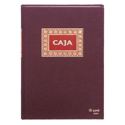 LIBRO DE CONTABILIDAD CAJA FOLIO NATURAL 100 HOJAS NUMERADAS DOHE 09909