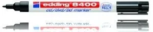 MARCADOR ESPECIAL PARA CD PUNTA REDONDA 1MM 8400 NEGRO EDDING 8400-01