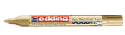 MARCADOR PERMANENTE 2-4MM 750 ORO EDDING 750-53