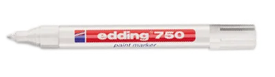 MARCADOR PERMANENTE 2-4MM 750 BLANCO EDDING 750-49