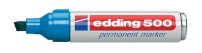 MARCADOR PERMANENTE PUNTA BISELADA 2-7MM 500 AZUL EDDING 500-03