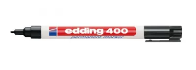 MARCADOR PERMANENTE BOLSILLO PUNTA REDONDA NEGRO EDDING 400-01