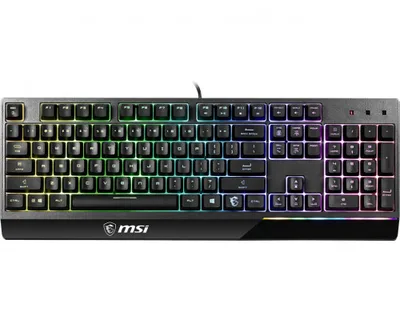 MSI Vigor GK30 teclado USB QWERTY Español Negro