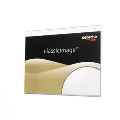 EXPOSITOR DE PARED FORMATO A4 HORIZONTAL DEFLECTO 46901