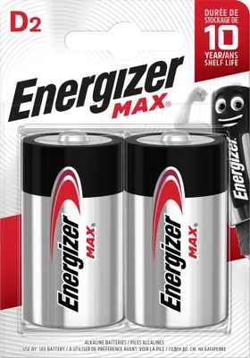 Energizer MAX – D Batería de un solo uso Alcalino