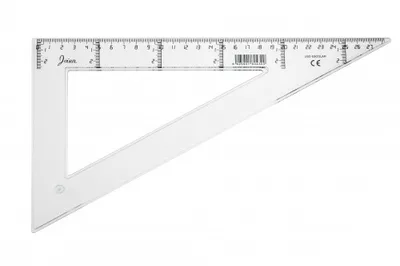 CARTABON TRANSPARENTE EN PLASTICO INYECTADO GRADUADO Y BISELADO 30 CM. FAIBO 41330
