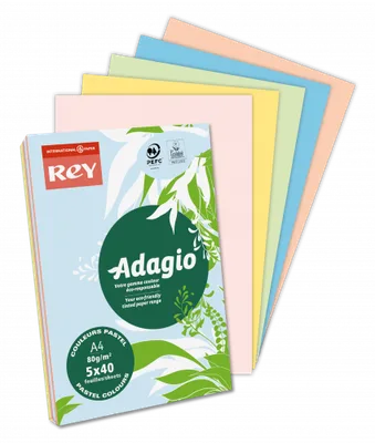 PAQUETE 500H PAPEL 80GR A4 CHAMOIS CREMA ADAGIO 40002460