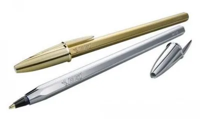 BOLIGRAFO CRISTAL CELEBRATE TRAZO 0,4 MM. COLOR PLATA BIC 921339