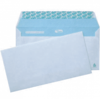 CAJA 500 SOBRES DIN DL (110X220) OFFSET BLANCO 90 GRS. OPENSAM AUTOADHESIVO CON TIRA DE SILICONA SAM 247619