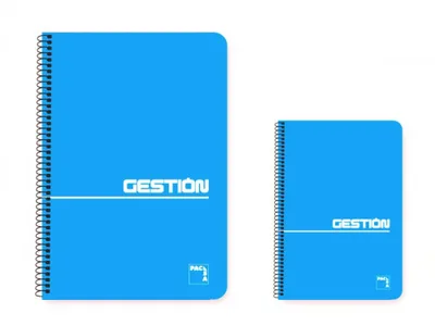CUADERNO ESPIRAL SERIE GESTION TAPA BLANDA 60 GRS. FOLIO (215X310MM.) 80 HOJAS LISO PACSA 16381