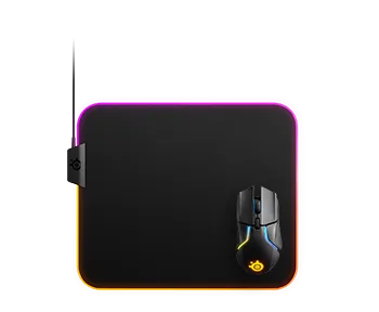 Steelseries QcK Prism Cloth Medium Alfombrilla de ratón para juegos Negro