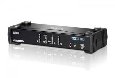 ATEN SWITCH KVMP DVI/AUDIO DUAL LINK USB DE 4 PUERTOS (CS1784A-AT-G)