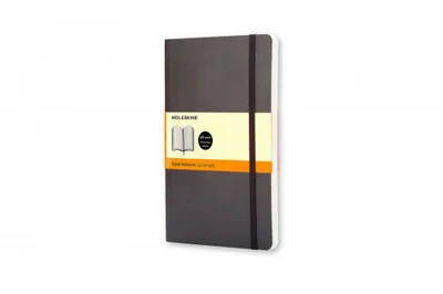 LIBRETA CLASICA TAPA BLANDA NEGRA P (9X14CM) RAYADA MOLESKINE QP611