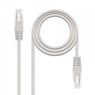 Nanocable 10.20.1310 cable de red Gris 10 m Cat6 U/UTP (UTP)