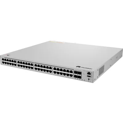 HUAWEI S310-48P4X,S310-48P4X,S310-48P4X (48*10/100/1000BASE-T PORTS(380W POE+), 4*10GE SFP+ PORTS, PLUGGABLE POWER SUPPLY)  SWITCHING CAPACITY: 176GBPS FORWARDING: 131 MPPS INTERFACE : 48*10/100/1000BASE-T PORTS(380W POE+), 4*10GE SFP+ PORTS POE OUT