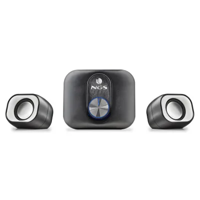 NGS COMET 2.1 conjunto de altavoces 11 W Universal Negro, Blanco 2.1 canales De 2 vías 3 W