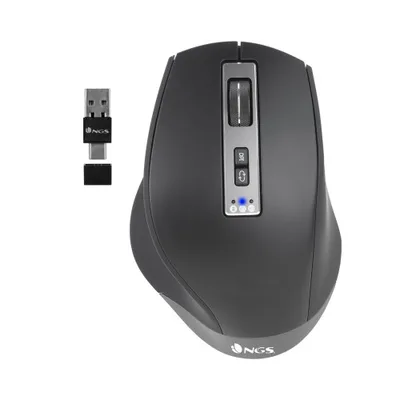 NGS BLUR-RB ratón Juego mano derecha Bluetooth + USB Type-A 3200 DPI