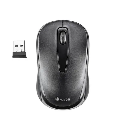 NGS EASY GAMMA ratón Oficina Ambidextro RF inalámbrico Óptico 1200 DPI
