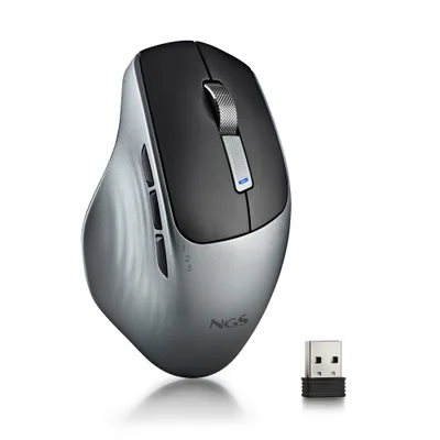 NGS LUSH-RB ratón Oficina mano derecha RF inalámbrico Óptico 1600 DPI