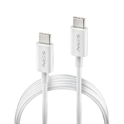 NGS ZYRO 60W-1 cable USB USB 2.0 1 m USB C 0,48 Gbit/s Blanco