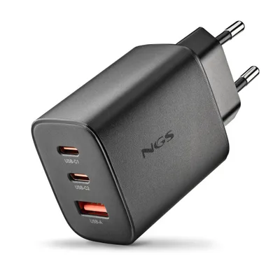 NGS ERA 65W BLACK Universal Negro Corriente alterna Carga rápida Interior