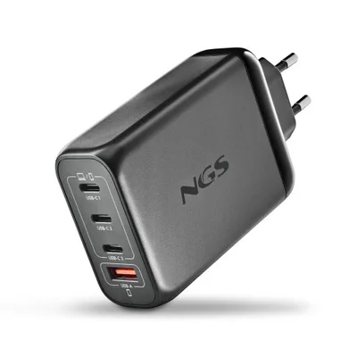 NGS BUD 140W Universal Negro Corriente alterna Carga rápida Interior
