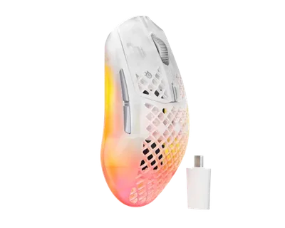 Steelseries Aerox 3 Wireless Gen 2 ratón Juego mano derecha RF Wireless + Bluetooth Óptico 26000 DPI