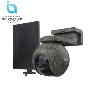 EZVIZ WIFI& 4G EB8 RARNGER CÁMARA A BATERÍA CAMUFLAJE ROTATIVA 4K PANEL SOLAR KIT