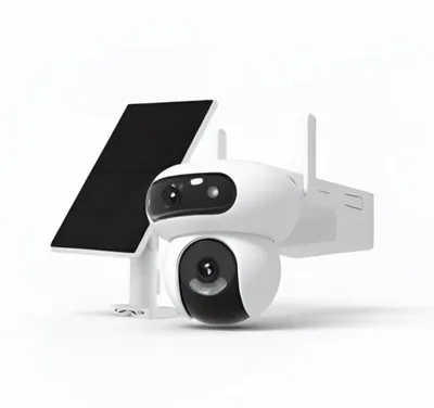 EZVIZ WIFI& 4G DUAL LENS HB90 CÁMARA A BATERÍA ROTATIVA 4MP+4MP PANEL SOLAR KIT