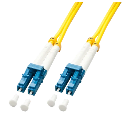 Lindy 47451 Cable de fibra óptica e InfiniBand 2 m LC Amarillo