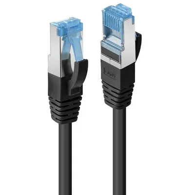 Lindy 47177 cable de red Negro 1 m Cat6a S/FTP (S-STP)