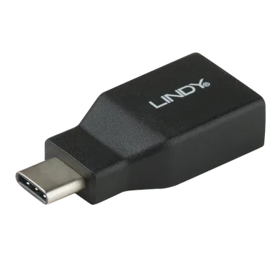 Lindy 41899 cambiador de género para cable USB 3.1-C USB 3.1-A Negro