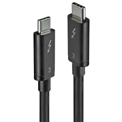 Lindy 41555 cable USB USB 3.2 Gen 1 (3.1 Gen 1) 0,5 m USB C Negro