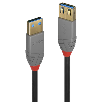 Lindy 36763 cable USB USB 3.2 Gen 1 (3.1 Gen 1) 3 m USB A Negro