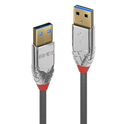 Lindy 36629 cable USB USB 3.2 Gen 1 (3.1 Gen 1) 5 m USB A Gris