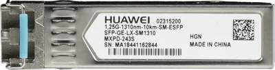 HUAWEI OPTICAL TRANSCEIVER,ESFP,GE,SINGLE-MODE MODULE(1310NM,10KM,LC)