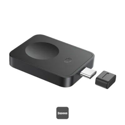 OS-BASEUS MAGPRO MAGNETIC WIRELESS CHARGER FOR E-WATCH 2.5W COSMIC BLACK