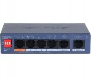(DH-CS4006-4GT-60-V2) DAHUA SWITCH 6 PUERTOS CLOUD MANAGED GIGABIT, 4 PUERTOS POE, 60W, HI-POE, L2