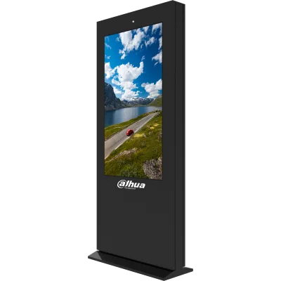 (LDV55-EAO400K-XB) DAHUA TOTEM 55" DE EXTERIOR, 4K (2160*3840) 4000 NITS, RAM2GB, ROM16GB, IP65 & AIRE ACONDICIONADO
