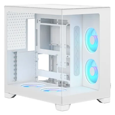 FRACTAL CAJA POP 2 VISION WHITE RGB FD-C-POV2A-03