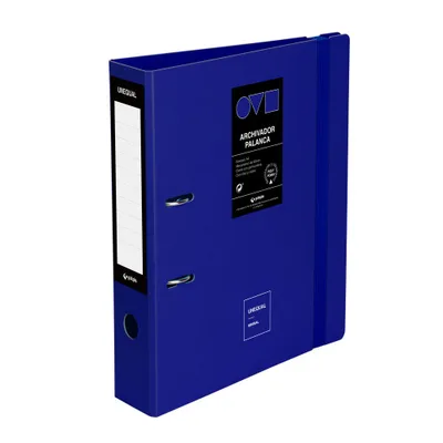 ARCHIVADOR A4 65MM EN POLYFOAM UNEQUAL MINIMAL AZUL GRAFOPLAS 17262830