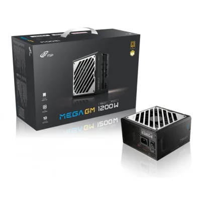 FSP MEGA-1200GM 1200W 80 PLUS GOLD FULL MODULAR ATX3.1 PCIE 5.1 12V-2X6