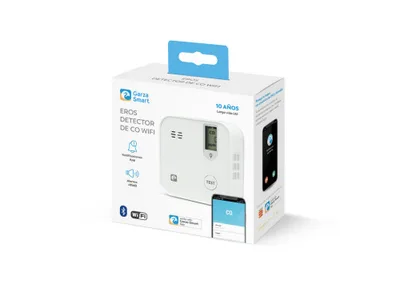 DETECTOR DE SEGURIDAD DE CO SMART WIFI GARZA 401705C