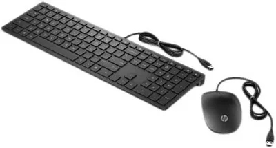HP Teclado y ratón con cables Pavilion 400