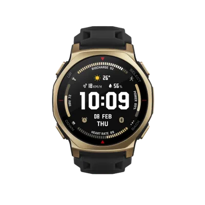 Amazfit T-rex 3 Pro 3,35 cm (1.32") AMOLED 44 mm Digital 466 x 466 Pixeles Pantalla táctil Oro Wifi GPS (satélite)