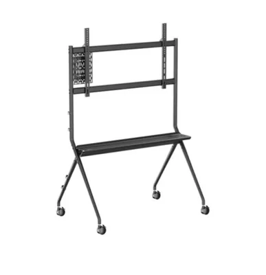 VOGELS 7410210 ESSENTIAL MEETING ROOM TROLLEY 65-98" 120 KG WITH SHELVE AND MINI PC ADAPTER VESA UP TO 1100x600