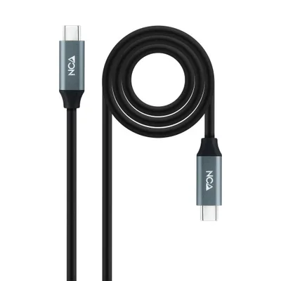 Nanocable Cable USB 3.2 Gen2x2 20Gbps 5A/100W 4K/60Hz USB-C/M-USB-C/M, 2 m