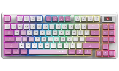 TECLADO MSI FORGE GK600 TKL W VIOLET ES